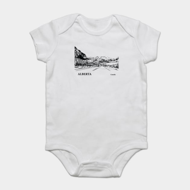 Alberta Canada Baby Bodysuit by Lakeric